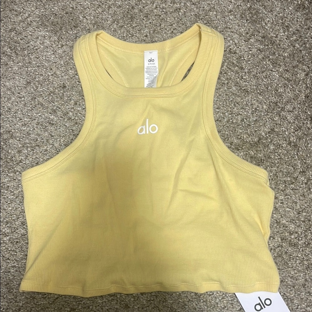 Alo Aspire Tank in Butter Yellow